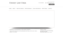 Desktop Screenshot of finneylawfirm.com