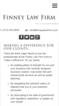 Mobile Screenshot of finneylawfirm.com